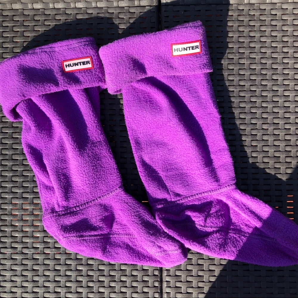 HUNTER PURPLE BOOT SOCKS NEVER WORN